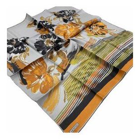 Armine 9047-52 Gri Çiçek Desenli Eşarp
