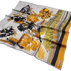 Armine 9047-52 Gri Çiçek Desenli Eşarp
