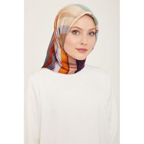 Armine 9131-80 Mor Fırça Desen Sura İpek Eşarp