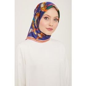 Armine 9141-05 Morcivert Saat Desen Tivil İpek Eşarp