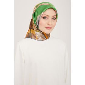Armine 9147-37 Kum Karma Desen Sura İpek Eşarp