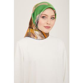 Armine 9147-37 Kum Karma Desen Sura İpek Eşarp