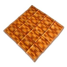 Armine 9169-05 Turuncu Geometrik Desen Sura İpek Eşarp