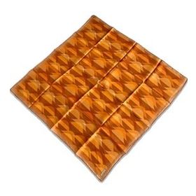 Armine 9169-05 Turuncu Geometrik Desen Sura İpek Eşarp