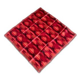 Armine 9169-84 Kırmızı Geometrik Desen Sura İpek Eşarp