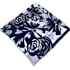 Armine 9170-53 Gri Siyah Karma Desen Sura İpek Eşarp