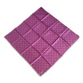 Armine 9178-31 Mor Turuncu Monogram Desen Tivil İpek Eşarp