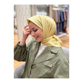 Armine APCE-22041 Sarı Pamuk Cazz Eşarp