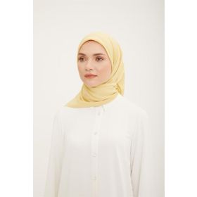Armine APCE-22041 Sarı Pamuk Cazz Eşarp