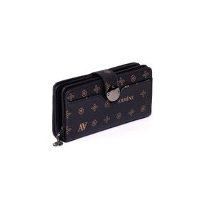 Armine C-04 Kahve Baskılı Kadın Cüzdan