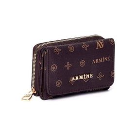 Armine C-11 Kahve Baskılı Kadın Cüzdan