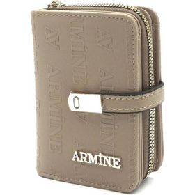 Armine C01 Vizon Kadın Lazer Baskılı Cüzdan