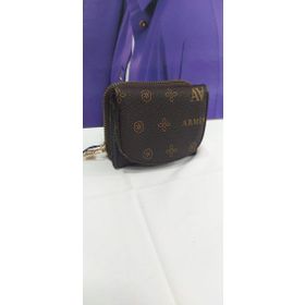 Armine C10 Kahve Kadın Baskılı Cüzdan