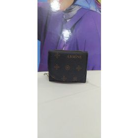Armine C10 Mini Siyah Baskılı Kadın Cüzdan