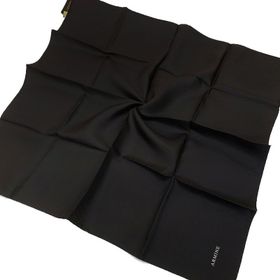Armine Düz İpek 1001 Siyah Twill Eşarp