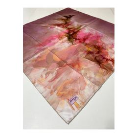 Armine F2042 Sport twill (tivil) Nostalji Desen Pembe Somon Eşarp