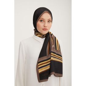 Armine F4714 Vizon Kahverengi Petek Modal Kadın Şal