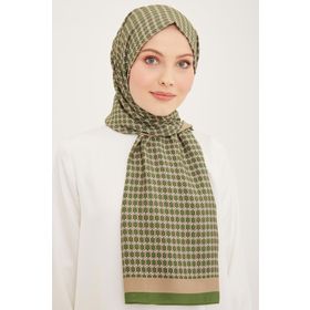 Armine F4714 Yeşil Vizon Petek Modal Kadın Şal