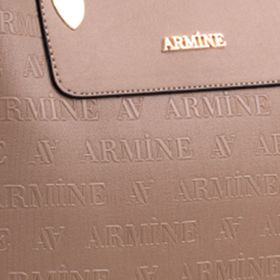 Armine Kadın Lazer Baskılı Vizon Askılı Klasik Çanta