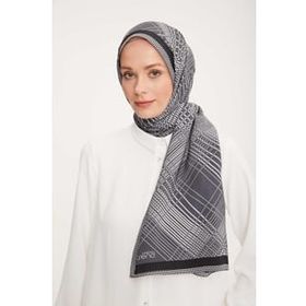 Armine Modal Kumaş 21237 Füme Trend Bahar Şal