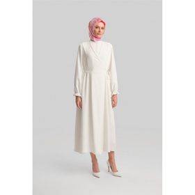 Armine ORT9230 Ekru Kadın Elbise