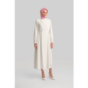 Armine ORT9230 Ekru Kadın Elbise