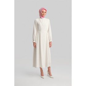 Armine ORT9230 Ekru Kadın Elbise