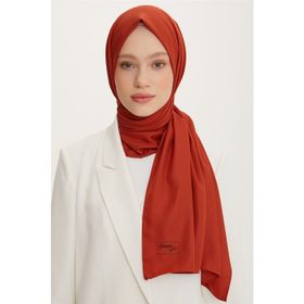 Armine Sport 029 Kiremit Düz Fon Şal