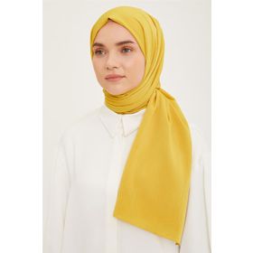 Armine SYR22376 Trend Sarı Kırınkıl Kadın Şal