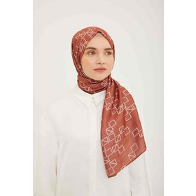 Armine SYR23747 Trend Koyu Krem Pure Lina Kadın Şal