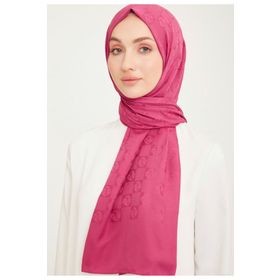 Armine SYR24950 Trend Life Jakarlı Ekru A Logo Dama Desen Kadın Şal