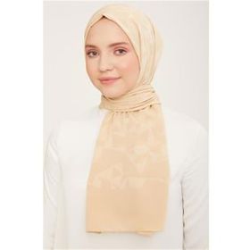 Armine SYR25056 Trend J.Capri Koyu Bej Rengi Desenli Kadın Şal
