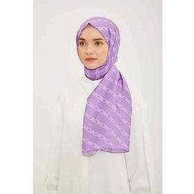 Armine SYR25112 Trend Pure Lina Mor Renk Zincir Desen Kadın Şal