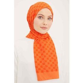 Armine SYR25139 Trend Ultra Lıght A Logo Turuncu Kadın Şal