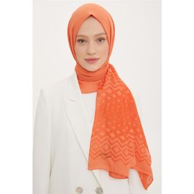 Armine SYR25139 Trend Ultra Lıght A Logo Turuncu Kadın Şal