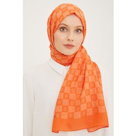 Armine SYR25139 Trend Ultra Lıght A Logo Turuncu Kadın Şal