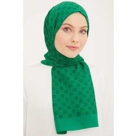 Armine SYR25152 Trend Ultra Lıght A Logo Yağ Yeşili Kadın Şal