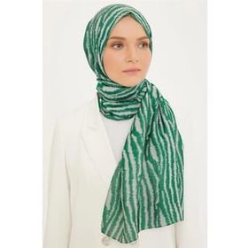 Armine Trend 2-22017 Yeşil Pure Lina Şal