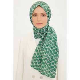 Armine Trend 2-22017 Yeşil Pure Lina Şal