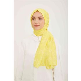 Armine Trend 2-22042 Sarı Pure Lina Şal