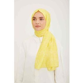 Armine Trend 2-22042 Sarı Pure Lina Şal