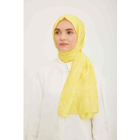 Armine Trend 2-22042 Sarı Pure Lina Şal