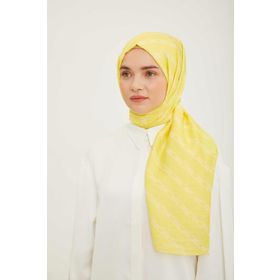 Armine Trend 2-22042 Sarı Pure Lina Şal