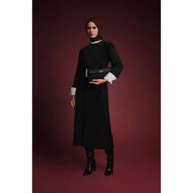 Armine Trend 25YTD956 Basic Siyah Kadın Elbise
