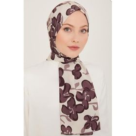Armine Trend 6348-23 Mürdüm Krem Şal