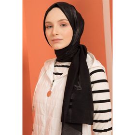 Armine Trend Monogram Siyah Kadın Şal