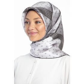 Armine TWILL_8113D_08 Kadın Desenli Dj Saf İpek Eşarp