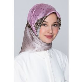 Armine TWILL_8113D_08 Kadın Desenli Dj Saf İpek Eşarp