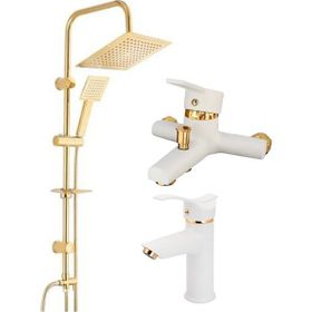 Armlla Beyaz Altın 3'lü Banyo Seti