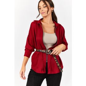 Armonika ARM-21K024090 Bordo Kadın Gömlek